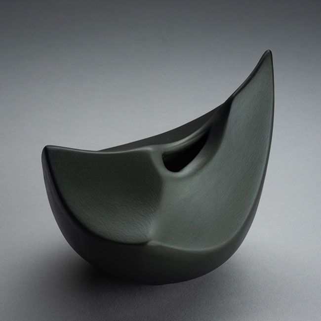 clay sculptural vessel